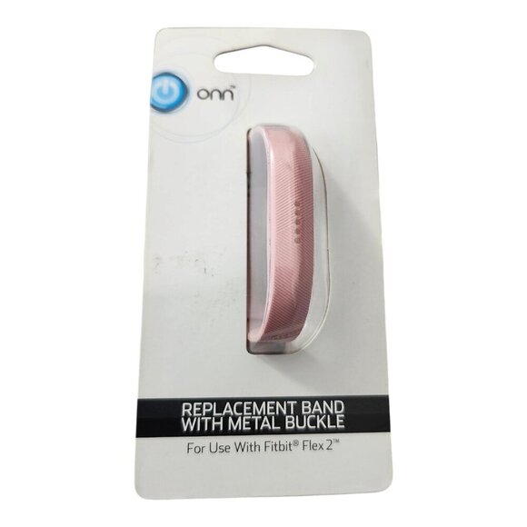 ONN For Fitbit Flex 2 BLUSH PINK Replacement Band With Metal Buckle NWT - Picture 1 of 4